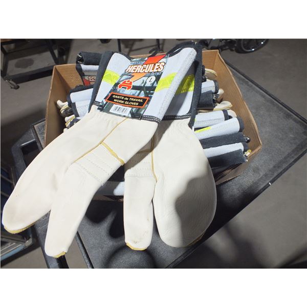 12 pairs Of Large Work Gloves