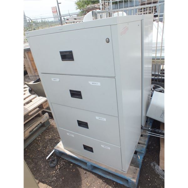 2 Fire Proof Filing Cabinets
