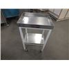 Image 1 : Small Stainless Steel Cart On Wheels