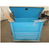 Image 1 : Fiberglass Storage Box On Wheels w/ Broom Handles