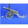 Image 1 : Vintage Brass Cannon Replica Ornament