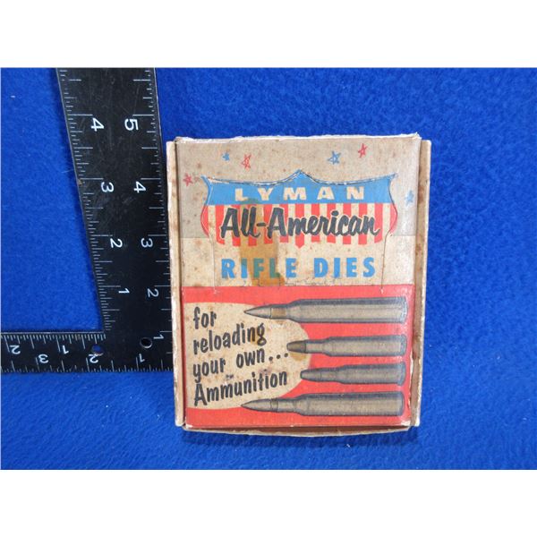 Vintage Lyman 22 Hornet 2 Die Set with J Shellholder # 4