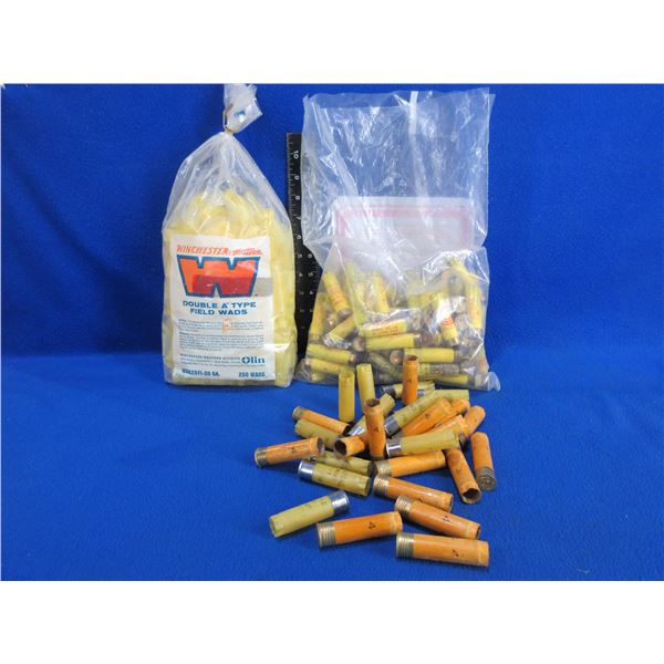 20 Gauge Double A Field Wads - Bag of 250 & Bag of Hulls