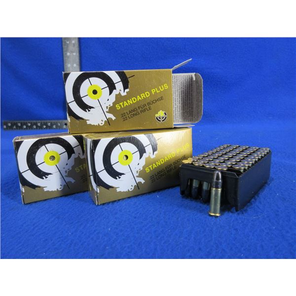 22 LR SK Standard Plus Cartridges - 3 Boxes of 50
