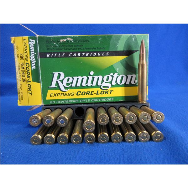 280 Rem. 150gr PSP Core-Lokt Remington Cartridges