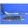 Image 1 : Machete with Homemade Sheath - 16" Blade, 27" Total