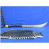 Image 2 : Machete with Homemade Sheath - 16" Blade, 27" Total