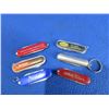 Image 1 : 6 Key Chain Folding Pocket Knives