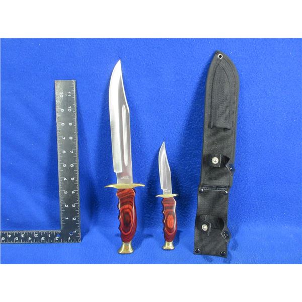 Matrix Canada 2 Knife Set - Fixed Blade with Sheath