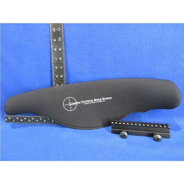 Scope Cover and 1" See-Through Picatinny Riser Mount