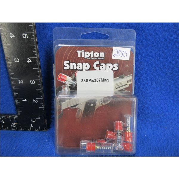 NEW - Tipton 38 Spl/357 Mag Snap Caps - Pack of 6