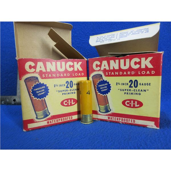 Collector Ammo - 12 Ga. 2 3/4" 4 Shot Canuck Shotshells