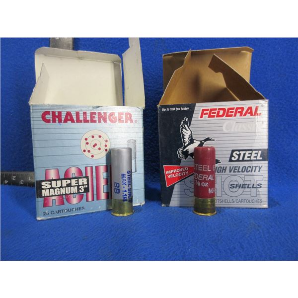 12 Ga. 3" BB Shot Federal and Challenger Shotshells