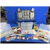 Image 1 : Large Bait Box Tackle Box Full of Assorted Tackle