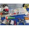 Image 4 : Large Bait Box Tackle Box Full of Assorted Tackle