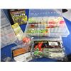 Image 5 : Large Bait Box Tackle Box Full of Assorted Tackle