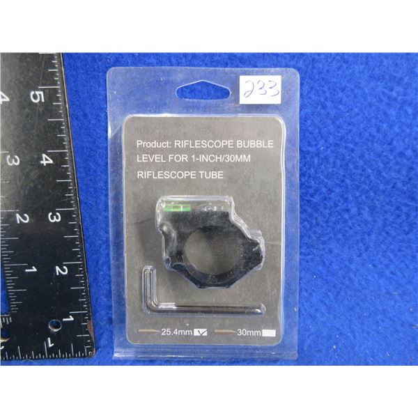NEW - 25.4MM Riflescope Bubble Level with Compass