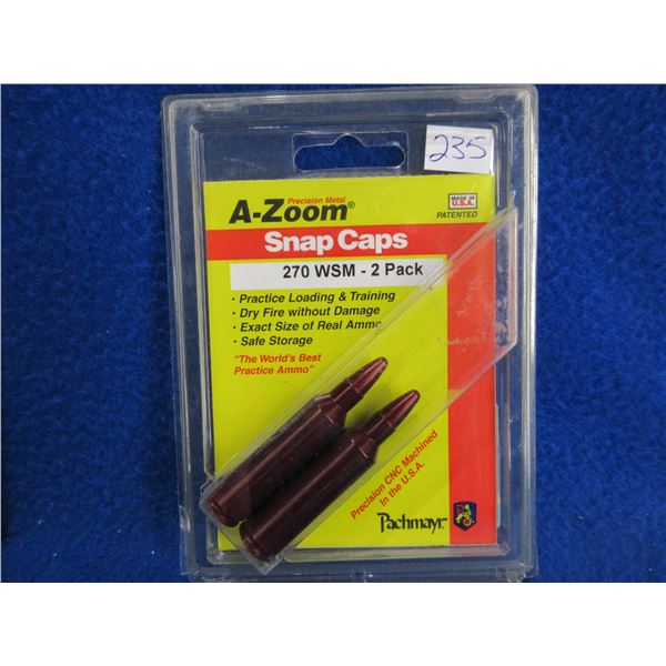NEW - A-Zoom 270 WSM Snap Caps - Pack of 2