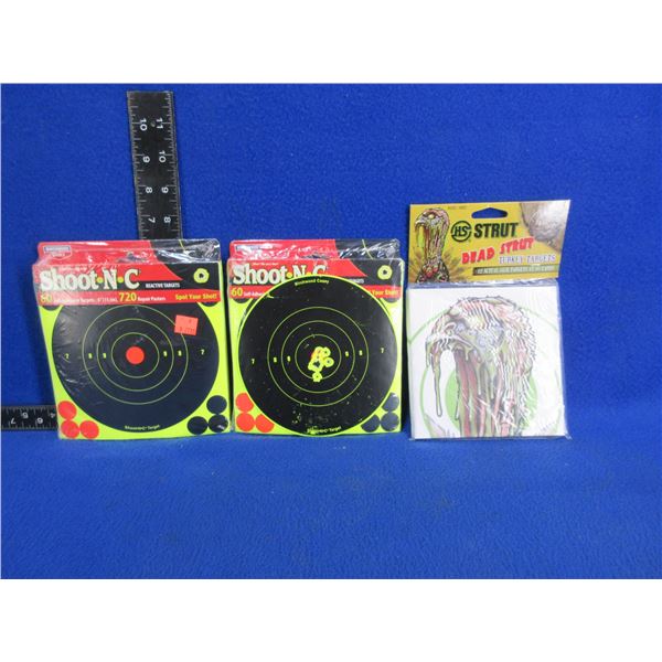 NEW - Shoot-N-C Self Adhesive Targets and Turkey Targets