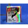 Image 2 : 25 Cal. .257" 117gr SST Hornady Bullets - Box of 84