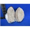 Image 3 : Native American Childs Mocassins with Fur Trim - 5" Sole
