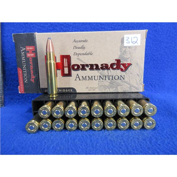 358 Win. 200gr SP Hornady Cartridges - Box of 20
