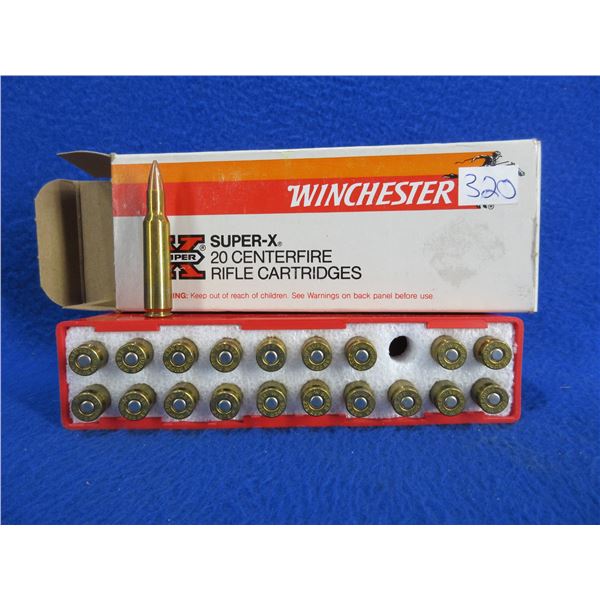 222 Rem. 55gr FMC Winchester SuperX Cartridges