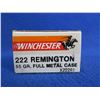 Image 2 : 222 Rem. 55gr FMC Winchester SuperX Cartridges