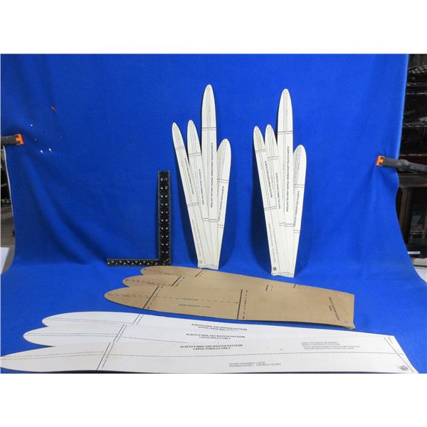 4 Hide Stretching Patterns - Mink, Ermine, Marten, Muskrat