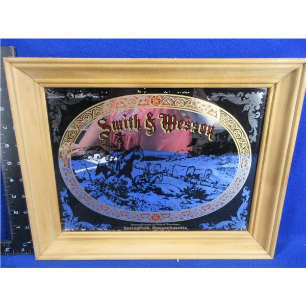 Smith & Wesson Framed Mirror Picture - 14" x 11"