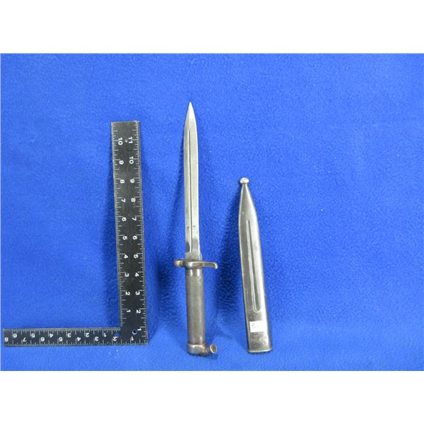 Swedish M1896 Mauser Bayonet with Scabbard