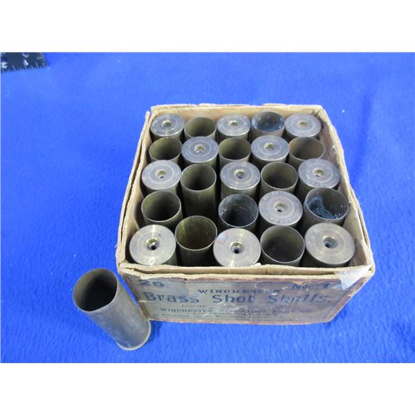 Winchester No. 14 (14 Ga.) Brass Hulls - Box of 25