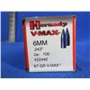 Image 2 : 6MM .243" 87gr V-Max Hornady Bullets - Sealed Box of 100