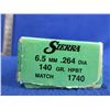 Image 2 : 6.5MM .264" 140gr HPBT Sierra MatchKing Bullets