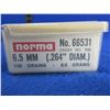 Image 2 : 6.5MM .264" 139gr BT Norma Bullets - Box of 100