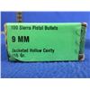 Image 2 : 9MM 115gr Jacketed Hollow Cavity Sierra Bullets - Box of 41