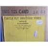 Image 2 : 14 Gauge .125 Card Circle Fly Shotgun Wads - Box of 1000