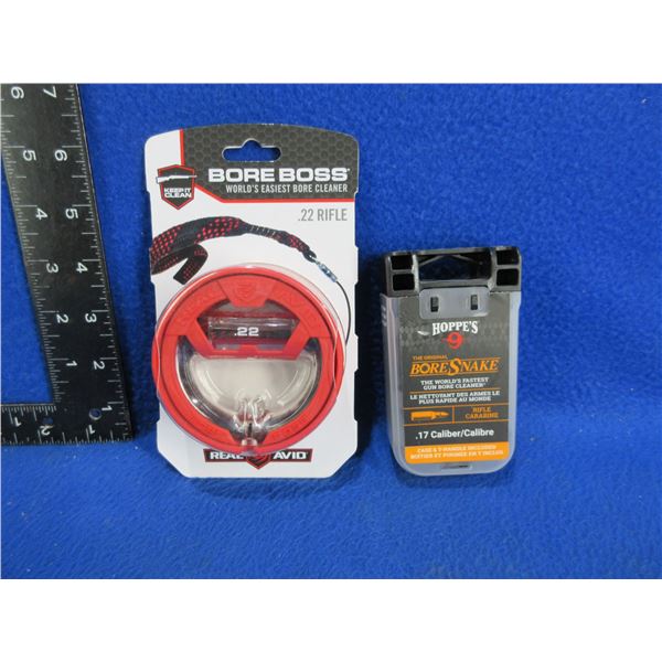 Hoppe's 9 .17 Cal. and Bore Boss .22 Cal  Bore Cleaners