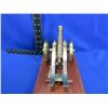 Image 2 : Vintage Brass and Wood Cannon Replica Ornament