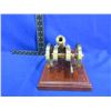 Image 4 : Vintage Brass and Wood Cannon Replica Ornament