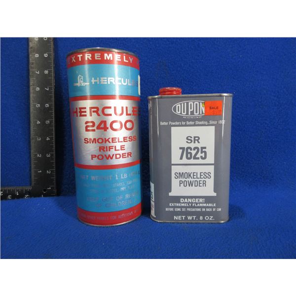 Hercules 2400 and DuPont SR 7625 Powder