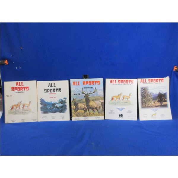 5 All Sports Distributors Ltd. Catalogs - 1972, 73, 74, 83, 84