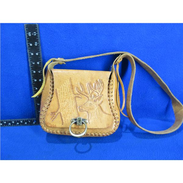 Leather Black Powder Possibles Bag Dated 1994 on Bottom