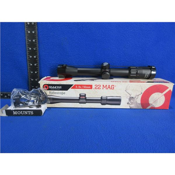 NEW - Simmons 3-9x32 22 Mag Scope - Truplex Reticle