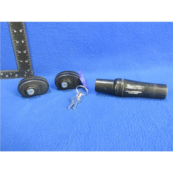 2 Magnum Trigger Locks & Scotchman Duck Call # 1424