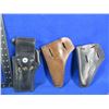 Image 2 : 3 Leather Holsters - Right Hand