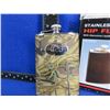 Image 2 : 2 Flasks - 8oz Stainless Steel and Fire Water