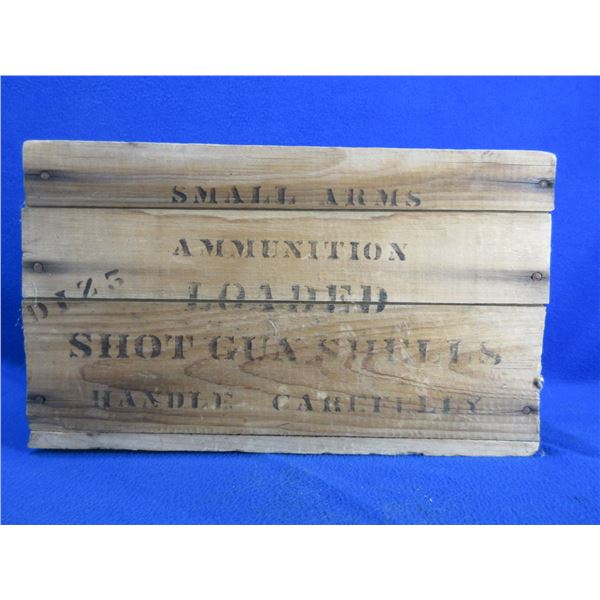 DuPont Wood Ammo Box with Empty Ammo Boxes