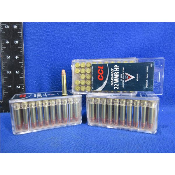 22 WMR 40gr JHP Maxi-Mag CCI Cartridges