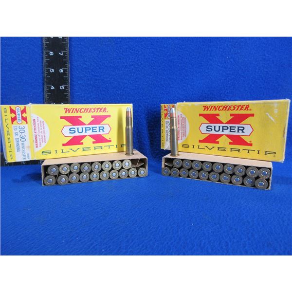 30-30 Win. 150gr and 170gr Silvertip Winchester Cartridges